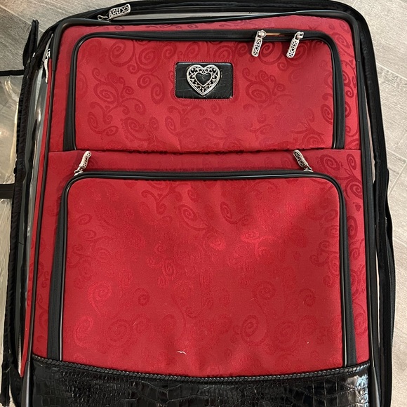 Brighton Bags Vintage Ruby Brighton Suitcase With Protective Cover Poshmark